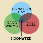 Today is Donation Day at NaNoWriMo!